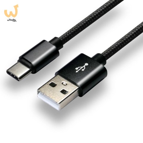 Kabel zasilający everActive CBB-1CB (USB - USB typu C ; 1m; kolor czarny) Kabel zasilający everActive CBB-1CB (USB - USB typu C ; 1m; kolor czarny)