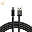 Kabel zasilający everActive CBB-1CB (USB - USB typu C ; 1m; kolor czarny)