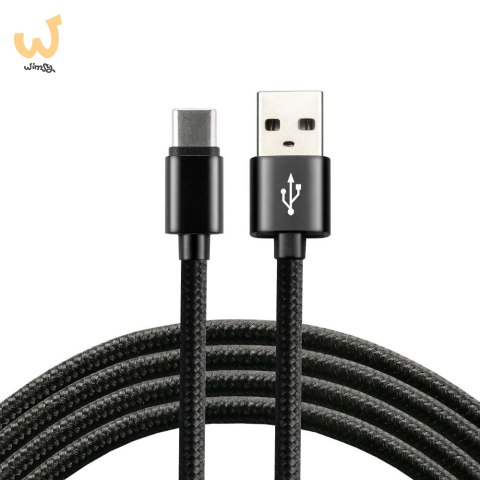 Kabel zasilający everActive CBB-1CB (USB - USB typu C ; 1m; kolor czarny) Kabel zasilający everActive CBB-1CB (USB - USB typu C ; 1m; kolor czarny)