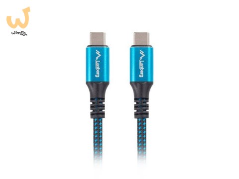 LANBERG KABEL USB-C M/M 4.0 0.5M 100W 8K 30HZ CA-CMCM-45CU-0005-BK LANBERG KABEL USB-C M/M 4.0 0.5M 100W 8K 30HZ CA-CMCM-45CU-0005-BK
