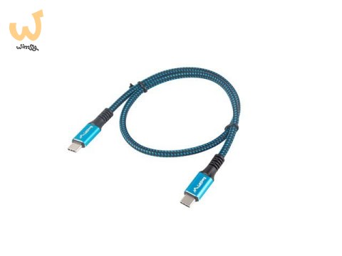 LANBERG KABEL USB-C M/M 4.0 0.5M 100W 8K 30HZ CA-CMCM-45CU-0005-BK LANBERG KABEL USB-C M/M 4.0 0.5M 100W 8K 30HZ CA-CMCM-45CU-0005-BK