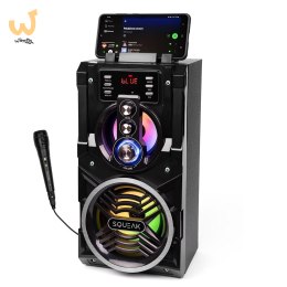 SQUEAK BEATBOXER BLUETOOTH 5.1 SPEAKER - GŁOŚNIK BLUETOOTH Z KARAOKE, RADIO FM, MICROSD, AUX I USB SQ1000