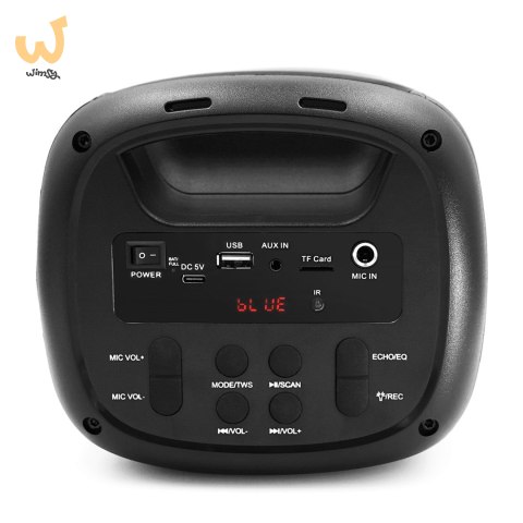 SQUEAK GŁOŚNIK KARAOKE BEATFLOW BLUETOOTH 5.0 + EDR, RADIO FM, MICROSD, AUX, USB SQ1005 SQUEAK GŁOŚNIK KARAOKE BEATFLOW BLUETOOTH 5.0 + EDR, RADIO FM, MICROSD, AUX, USB SQ1005