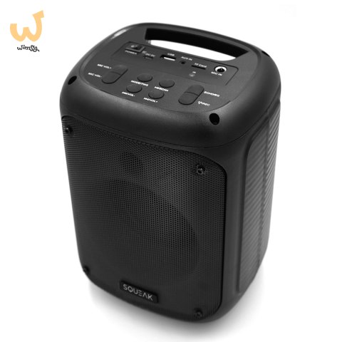 SQUEAK GŁOŚNIK KARAOKE BEATFLOW BLUETOOTH 5.0 + EDR, RADIO FM, MICROSD, AUX, USB SQ1005 SQUEAK GŁOŚNIK KARAOKE BEATFLOW BLUETOOTH 5.0 + EDR, RADIO FM, MICROSD, AUX, USB SQ1005