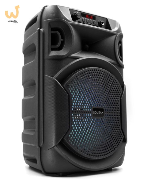 SQUEAK GŁOŚNIK KARAOKE PULSETOWER BLUETOOTH 5.3, RADIO FM, MICROSD, AUX, USB SQ1006 SQUEAK GŁOŚNIK KARAOKE PULSETOWER BLUETOOTH 5.3, RADIO FM, MICROSD, AUX, USB SQ1006