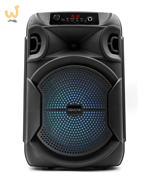 SQUEAK GŁOŚNIK KARAOKE PULSETOWER BLUETOOTH 5.3, RADIO FM, MICROSD, AUX, USB SQ1006 SQUEAK GŁOŚNIK KARAOKE PULSETOWER BLUETOOTH 5.3, RADIO FM, MICROSD, AUX, USB SQ1006