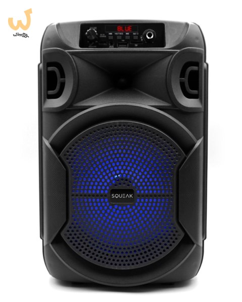 SQUEAK GŁOŚNIK KARAOKE PULSETOWER BLUETOOTH 5.3, RADIO FM, MICROSD, AUX, USB SQ1006 SQUEAK GŁOŚNIK KARAOKE PULSETOWER BLUETOOTH 5.3, RADIO FM, MICROSD, AUX, USB SQ1006