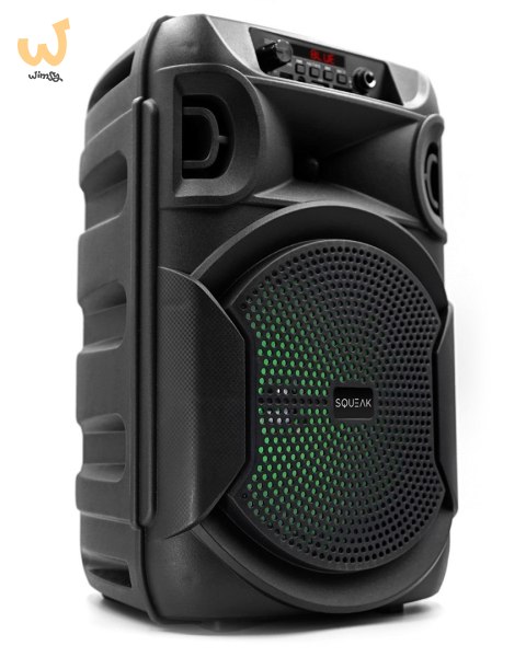 SQUEAK GŁOŚNIK KARAOKE PULSETOWER BLUETOOTH 5.3, RADIO FM, MICROSD, AUX, USB SQ1006 SQUEAK GŁOŚNIK KARAOKE PULSETOWER BLUETOOTH 5.3, RADIO FM, MICROSD, AUX, USB SQ1006