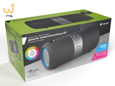 TRACER GŁOŚNIK BLUETOOTH SPLASH XXL TWS TRAGLO46612 TRACER GŁOŚNIK BLUETOOTH SPLASH XXL TWS TRAGLO46612