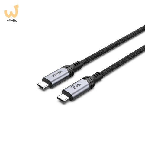 UNITEK KABEL USB-C 3.1 DO ŁADOWANIA, PD 240W, 2M
