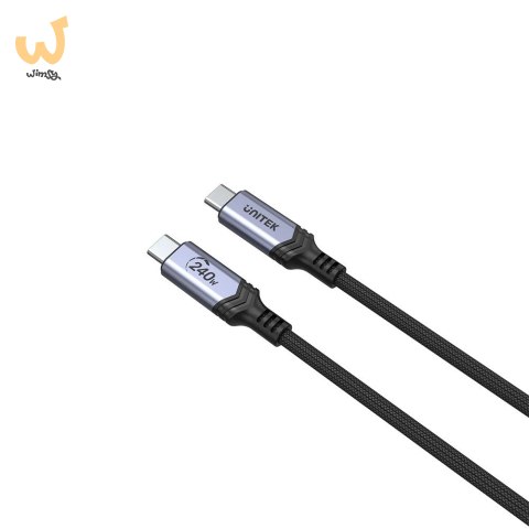 UNITEK KABEL USB-C 3.1 DO ŁADOWANIA, PD 240W, 2M UNITEK KABEL USB-C 3.1 DO ŁADOWANIA, PD 240W, 2M