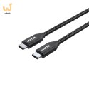 UNITEK KABEL USB-C - USB-C, PD 100W, C14059BK