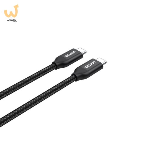 UNITEK KABEL USB-C - USB-C, PD 100W, C14059BK UNITEK KABEL USB-C - USB-C, PD 100W, C14059BK