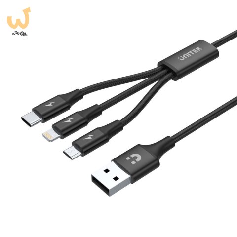 UNITEK PRZEWÓD USB 3IN1CHARGING (C,LIGHTNING,MUSB) UNITEK PRZEWÓD USB 3IN1CHARGING (C,LIGHTNING,MUSB)