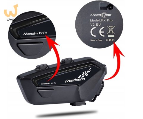 Interkom motocyklowy FreenConn FX Pro V2 EU MESH Interkom motocyklowy FreenConn FX Pro V2 EU MESH