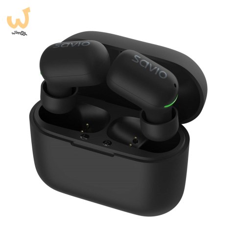 SAVIO BEZPRZEWODOWE SŁUCHAWKI BLUETOOTH 5.1 IPX5 TWS-09 SAVIO BEZPRZEWODOWE SŁUCHAWKI BLUETOOTH 5.1 IPX5 TWS-09