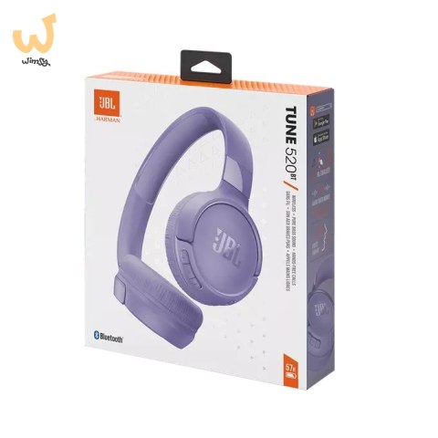 Słuchawki JBL TUNE 520 BT (purple, bezprzewodowe, nauszne) Słuchawki JBL TUNE 520 BT (purple, bezprzewodowe, nauszne)