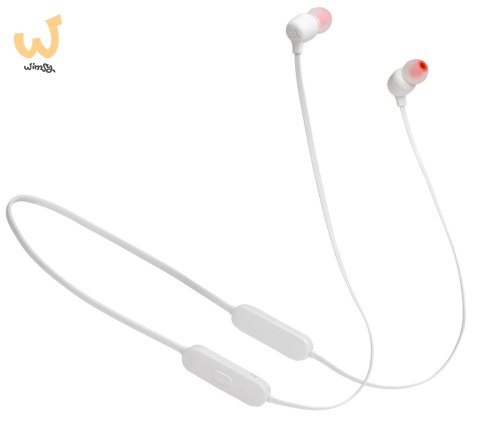 Słuchawki JBL Tune 125BT (białe, bezprzewodowe, douszne)