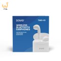 Słuchawki bezprzewodowe SAVIO TWS-01 (douszne; bezprzewodowe, Bluetooth; z wbudowanym mikrofonem; kolor biały