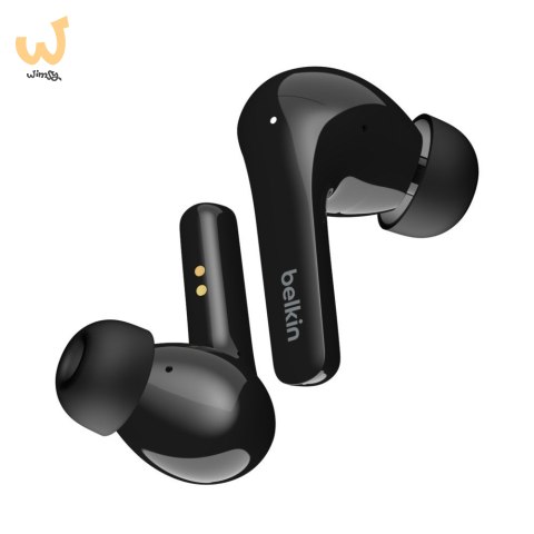 Słuchawki bezprzewodowe douszne Belkin SoundForm Flow Noise Cancellation Earbuds ANC BT5.2 IPX5 Black Słuchawki bezprzewodowe douszne Belkin SoundForm Flow Noise Cancellation Earbuds ANC BT5.2 IPX5 Black