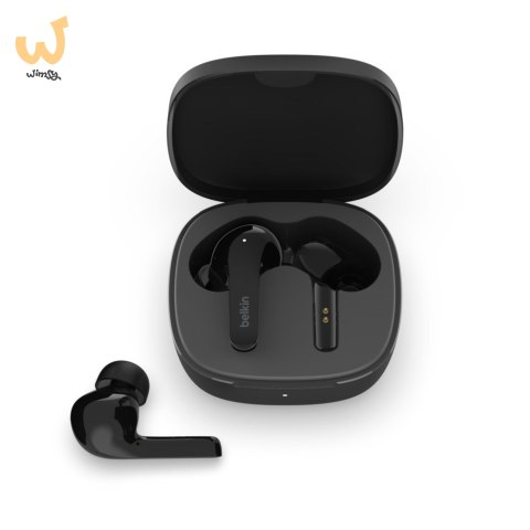Słuchawki bezprzewodowe douszne Belkin SoundForm Flow Noise Cancellation Earbuds ANC BT5.2 IPX5 Black Słuchawki bezprzewodowe douszne Belkin SoundForm Flow Noise Cancellation Earbuds ANC BT5.2 IPX5 Black