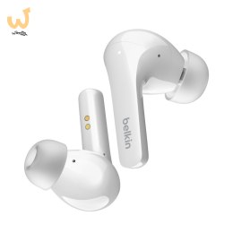 Słuchawki bezprzewodowe douszne Belkin SoundForm Flow Noise Cancellation Earbuds ANC BT5.2 IPX5 White