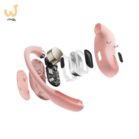 Słuchawki bezprzewodowe douszne Shokz OpenFit Air różowe Słuchawki bezprzewodowe douszne Shokz OpenFit Air różowe