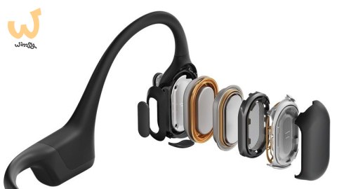 Słuchawki bezprzewodowe kostne Shokz OpenRun Pro Mini USB-A czarne Słuchawki bezprzewodowe kostne Shokz OpenRun Pro Mini USB-A czarne
