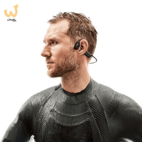 Słuchawki bezprzewodowe kostne Shokz OpenSwim czarne Słuchawki bezprzewodowe kostne Shokz OpenSwim czarne