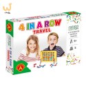 ALEXANDER 4 w rzędzie gra towarzyska wersja travel podróżna 5+