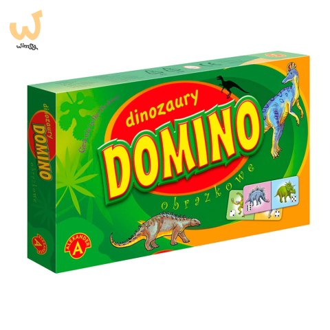 ALEXANDER Domino- dinozaury gra edukacyjna 4+ ALEXANDER Domino- dinozaury gra edukacyjna 4+