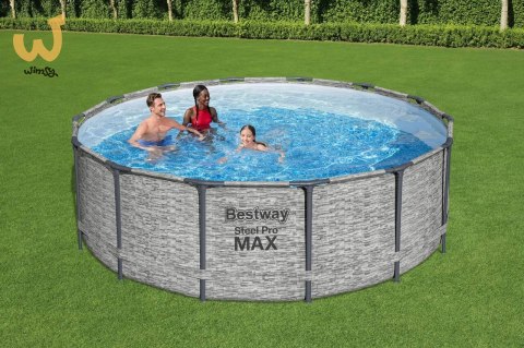 Basen stelażowy ogrodowy BESTWAY 5619D 427cm Basen stelażowy ogrodowy BESTWAY 5619D 427cm
