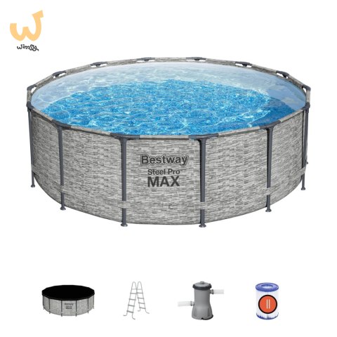 Basen stelażowy ogrodowy BESTWAY 5619D 427cm Basen stelażowy ogrodowy BESTWAY 5619D 427cm