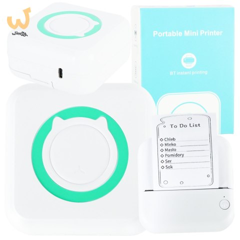 Drukarka mini termiczna do zdjęć notatek kieszonkowa bluetooth Drukarka mini termiczna do zdjęć notatek kieszonkowa bluetooth