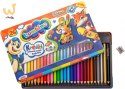 Kredki ołówkowe w metalowym etui Bambino 24 kolory
