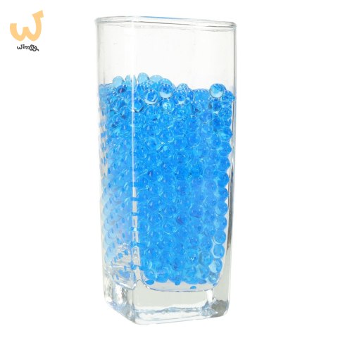 Kulki żelowe wodne hydrożelowe do pistoletu kwiatów niebieskie 250g 50 000szt. 7-8mm Kulki żelowe wodne hydrożelowe do pistoletu kwiatów niebieskie 250g 50 000szt. 7-8mm