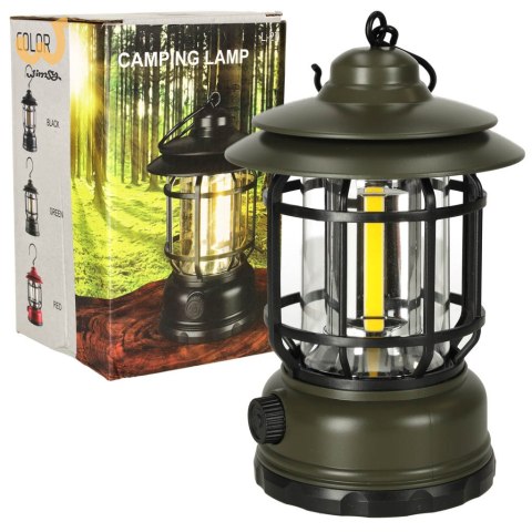 Lampa ogrodowa kempingowa na biwak piknik akumulatorowa USB Lampa ogrodowa kempingowa na biwak piknik akumulatorowa USB