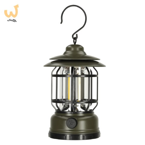 Lampa ogrodowa kempingowa na biwak piknik akumulatorowa USB Lampa ogrodowa kempingowa na biwak piknik akumulatorowa USB
