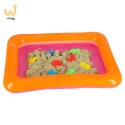 Piasek Kinetyczny w wiaderku 1kg foremki beżowy