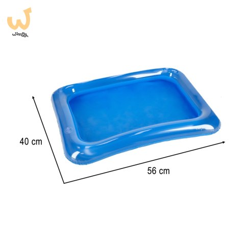 Piasek Kinetyczny w wiaderku 1kg foremki niebieski Piasek Kinetyczny w wiaderku 1kg foremki niebieski