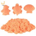 Piasek kinetyczny 1kg w woreczku pomarańczowy