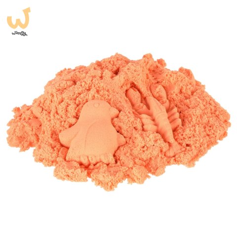 Piasek kinetyczny 1kg w woreczku pomarańczowy Piasek kinetyczny 1kg w woreczku pomarańczowy