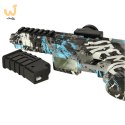 Pistolet na kulki żelowe wodne karabin niebieski zasilanie bateryjne USB 550szt. 7-8mm