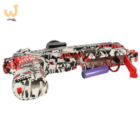 Pistolet na kulki żelowe wodne karabin zasilanie akumulatorowe USB + okulary 550szt. 7-8mm Pistolet na kulki żelowe wodne karabin zasilanie akumulatorowe USB + okulary 550szt. 7-8mm
