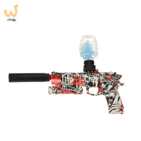 Pistolet na kulki żelowe wodne karabin zasilanie akumulatorowe USB + okulary 550szt. 7-8mm Pistolet na kulki żelowe wodne karabin zasilanie akumulatorowe USB + okulary 550szt. 7-8mm