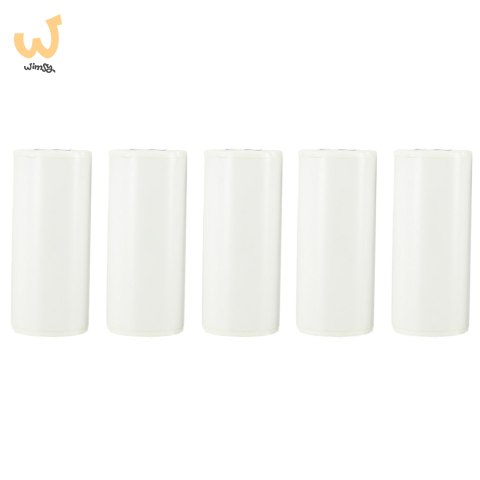 Rolki papier wkład samoprzylepny termiczny do mini drukarki 5,7cmx4,5m 5 sztuk Rolki papier wkład samoprzylepny termiczny do mini drukarki 5,7cmx4,5m 5 sztuk