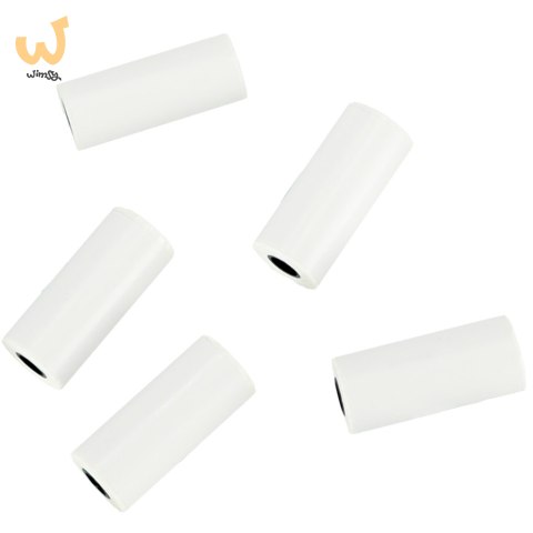 Rolki papier wkład samoprzylepny termiczny do mini drukarki 5,7cmx4,5m 5 sztuk Rolki papier wkład samoprzylepny termiczny do mini drukarki 5,7cmx4,5m 5 sztuk