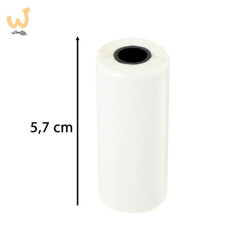 Rolki papier wkład samoprzylepny termiczny do mini drukarki 5,7cmx4,5m 5 sztuk Rolki papier wkład samoprzylepny termiczny do mini drukarki 5,7cmx4,5m 5 sztuk