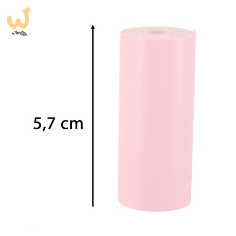 Rolki papier wkład termiczny do mini drukarki 5,7cmx3m 3 sztuki kolorowe Rolki papier wkład termiczny do mini drukarki 5,7cmx3m 3 sztuki kolorowe