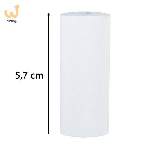 Rolki papier wkład termiczny do mini drukarki 5,7cmx4,5m 5 sztuk Rolki papier wkład termiczny do mini drukarki 5,7cmx4,5m 5 sztuk